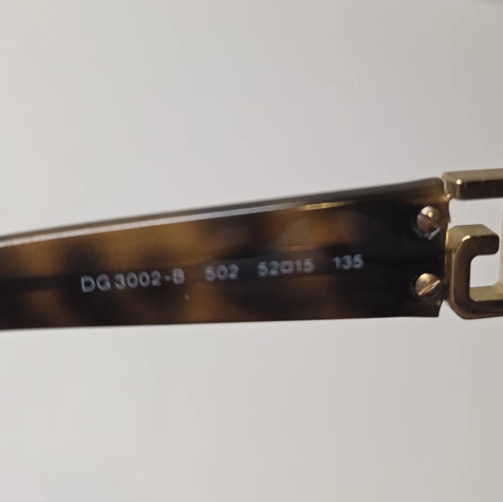 Authentic Dolce & Gabbana DG 3002-B 502 Tortoiseshell Crystal DG Eyeglass Frames